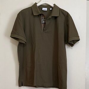 Burberry Olive Polo Shirt
